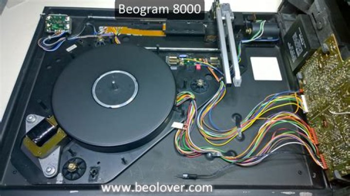 What kind of motor does the Beogram 8000 use?