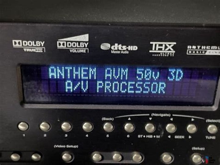 What kind of processor does anthem AVM 50V use?