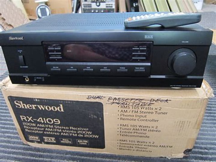 What kind of radio does the Sherwood rx-4109 have?