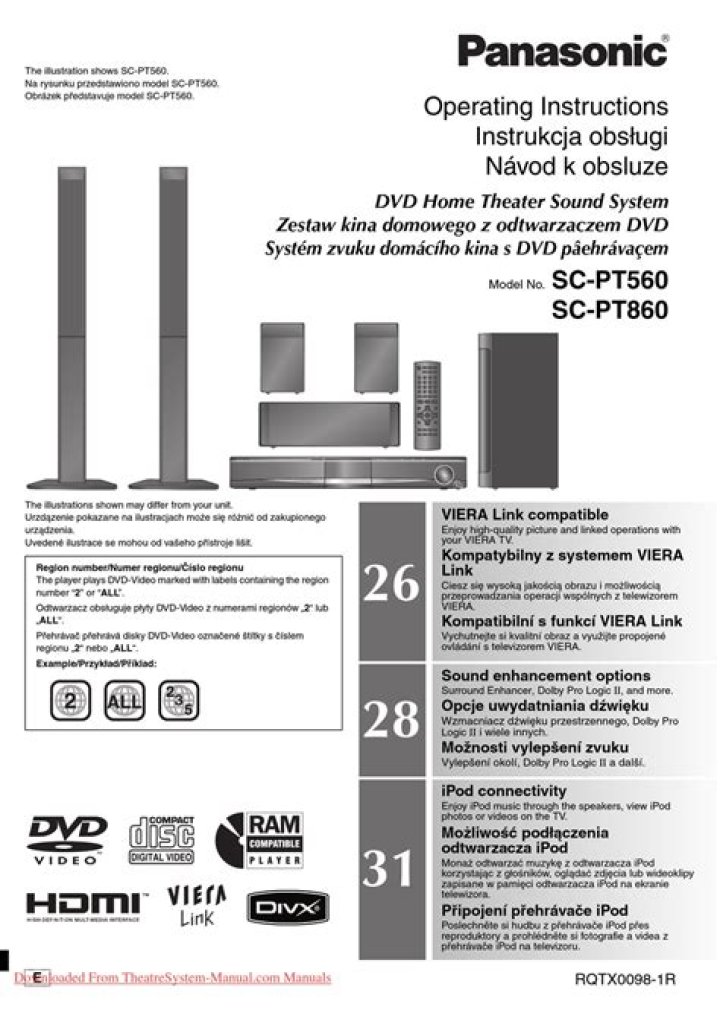 What kind of sound does Panasonic sc-pt860 make?