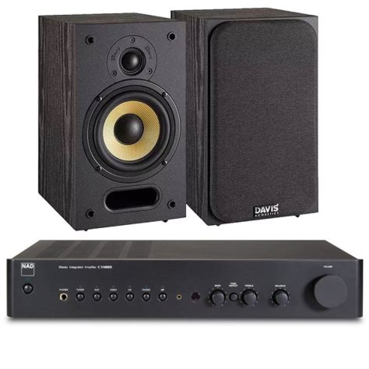 What kind of speakers does nad 316bee V2 use?