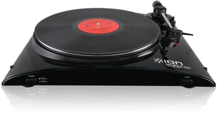 What kind of turntable does ion profile LP use?