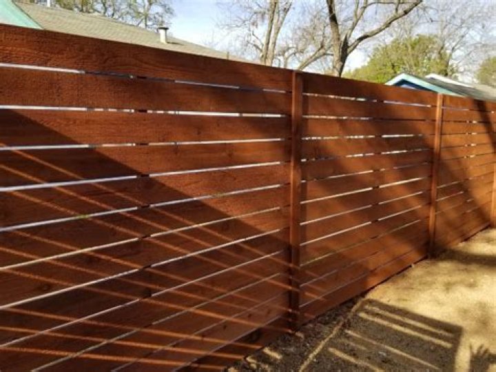 What kind of wood should I use for a horizontal fence?