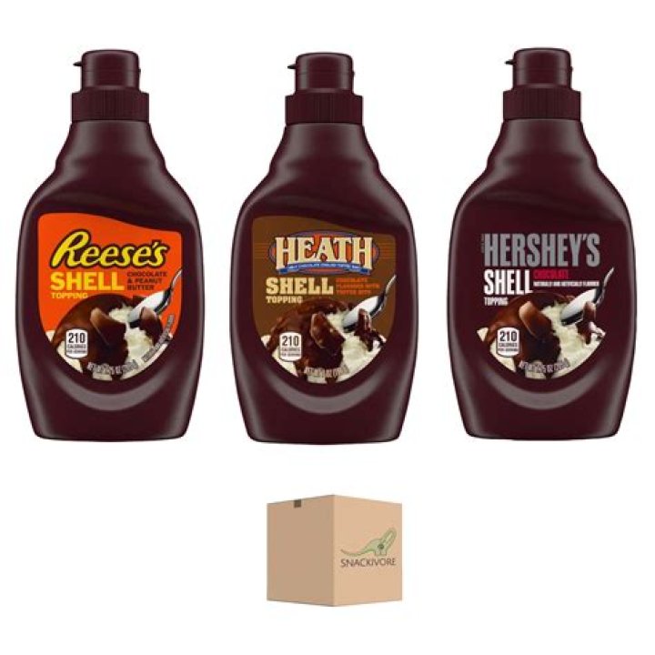 What makes ice cream shell Harden?