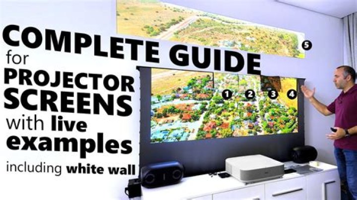 What material is best for projector screen?