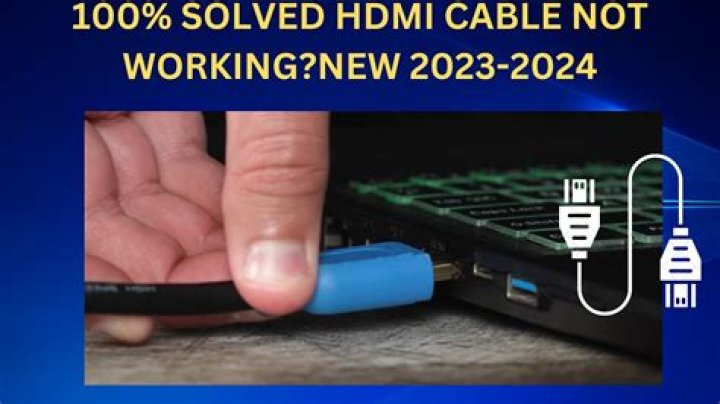 What should I do if my Sony HDMI is not working?