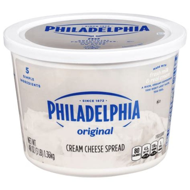What size is a small Philadelphia cream cheese?