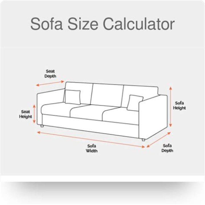 What size is a standard sofa?
