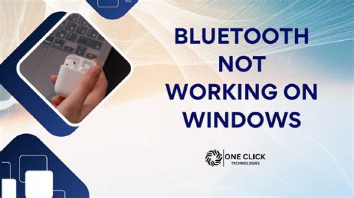 What to do if Bluetooth is not working on Windows 10?