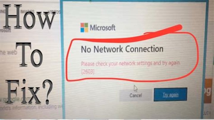 What to do if there is no network connection?