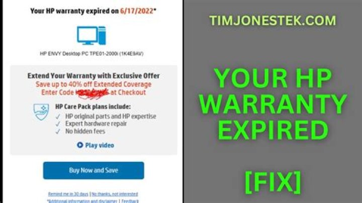 What to do if warranty is expired?