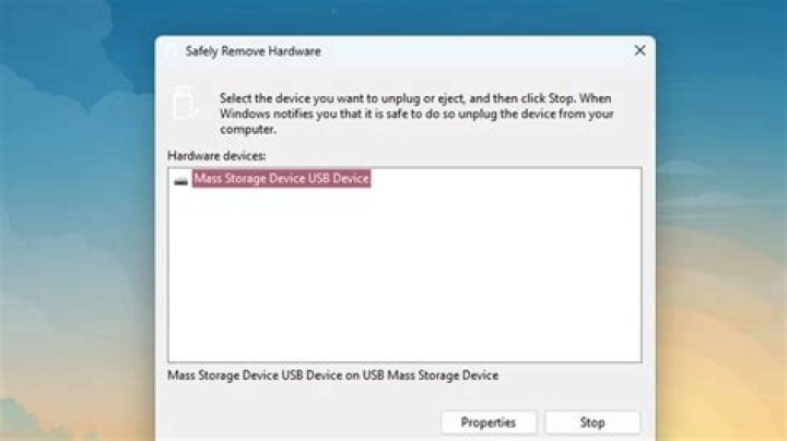 What to do if you cant eject USB?