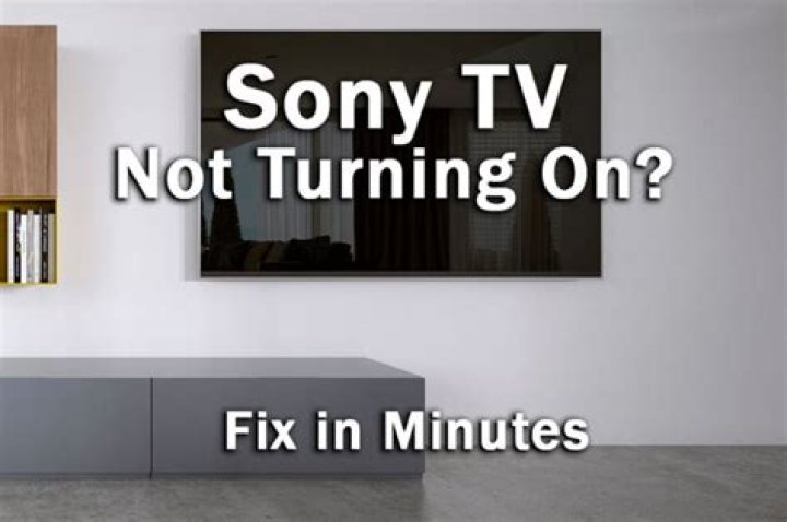What to do when your sony TV won t turn on?