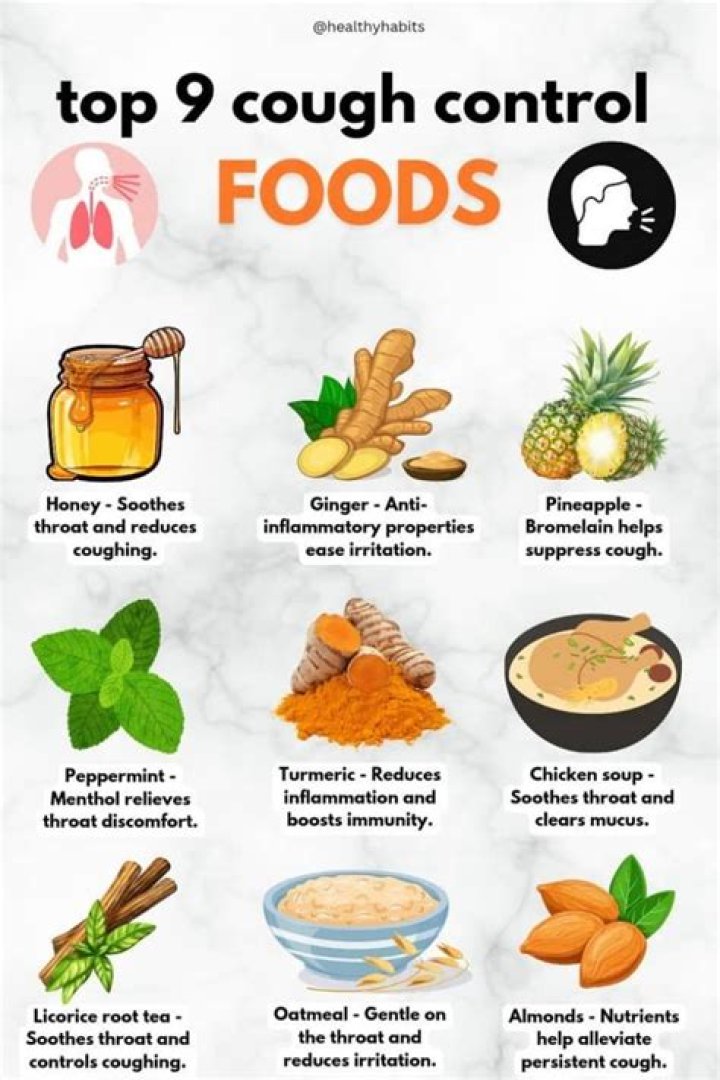 What to eat to stop coughing?