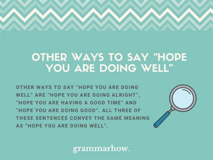 What to say instead of I hope that?