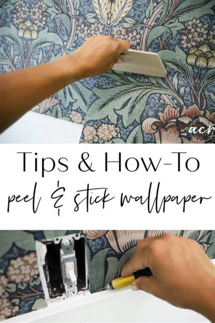 What tools do I need for peel and stick wallpaper?