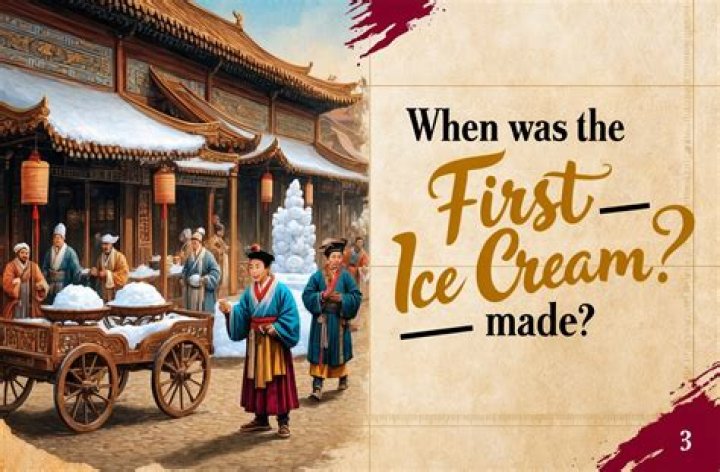 What was the first flavor of ice cream ever made?