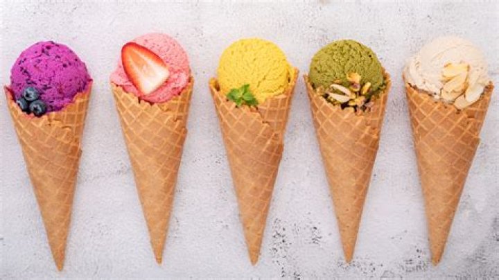 What was the first flavors of ice cream?