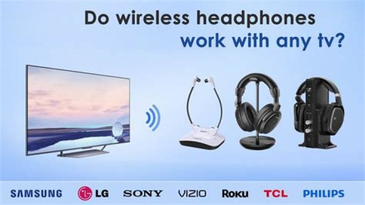 What wireless headphones work with TVS?