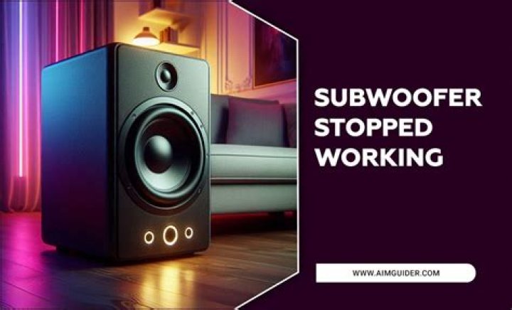 What would make a subwoofer stopped working?