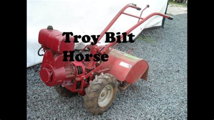 What year did Troy-Bilt make the horse tiller?
