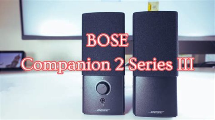 When did Bose Companion 2 Series III come out?