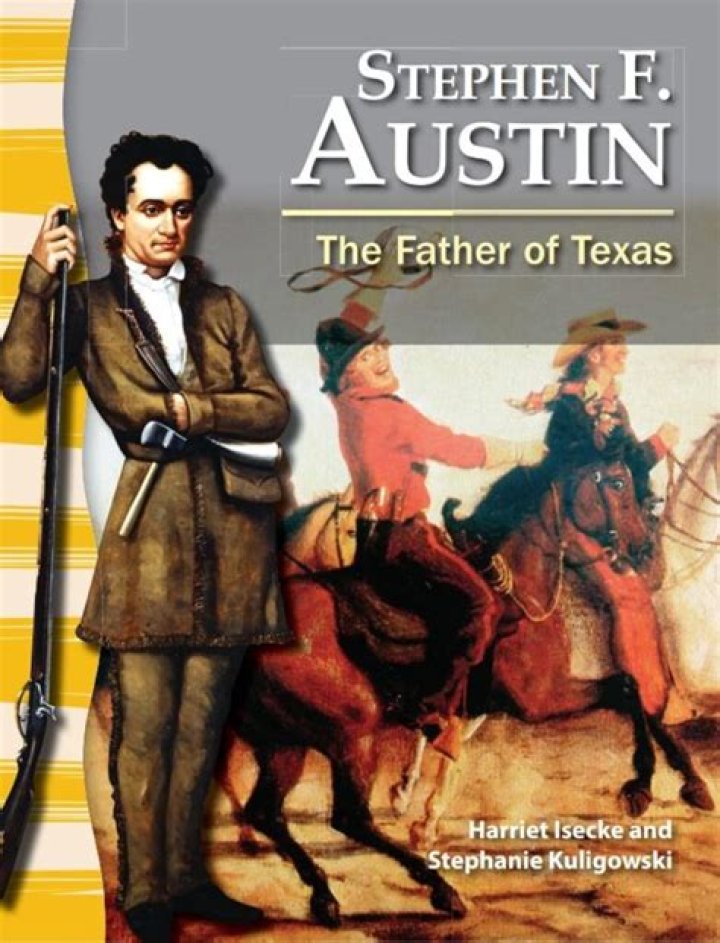 When did Stephen Austin lead white American settlers into Texas?