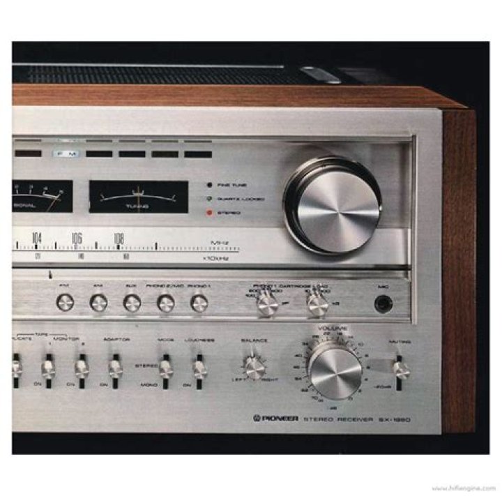 When did the pioneer SX 1980 receiver come out?