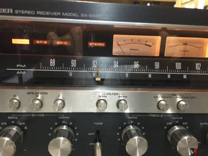 When did the pioneer sx-5580 come out?
