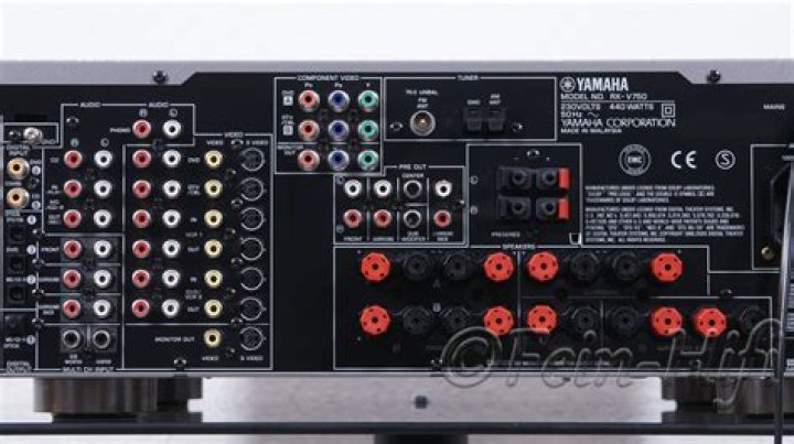 When did the Yamaha rxv750 AV receiver come out?