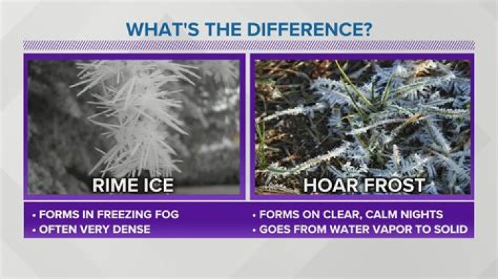 When does a light frost turn into a hard frost?