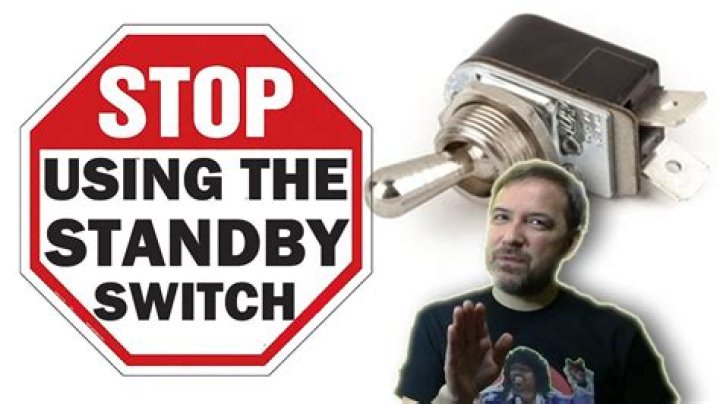 When to turn off the standby switch on an amp?