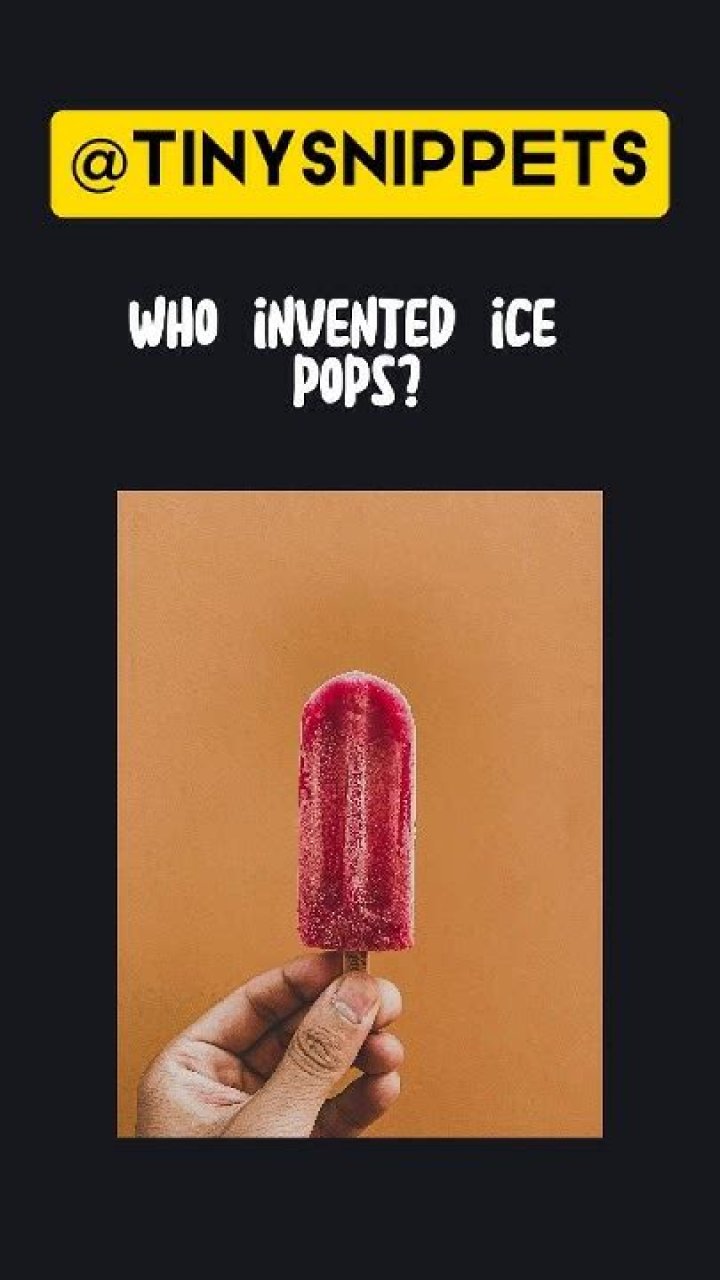 When were Icepops invented?