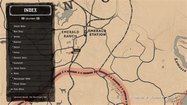 Where are all the fence locations in rdr2?