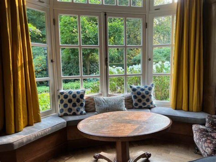 Where are bay windows used?