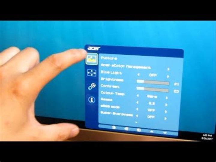 Where are the OSD menu buttons on my monitor?