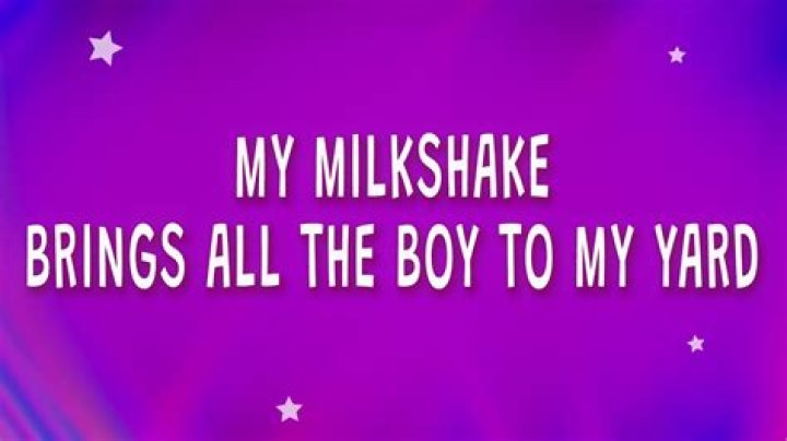 Where did my milkshake brings all the boys to the yard come from?