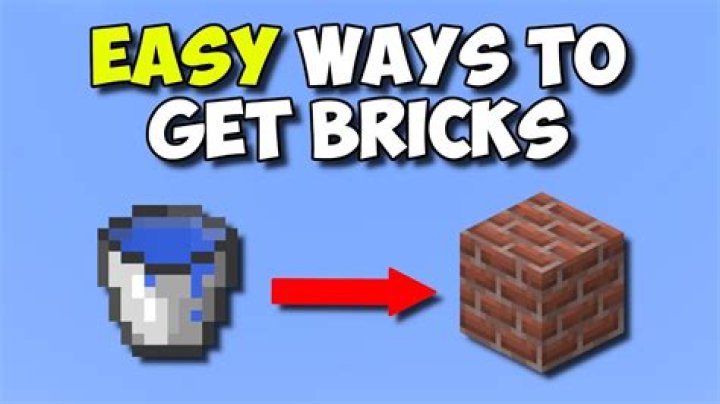 Where do I get bricks Minecraft?
