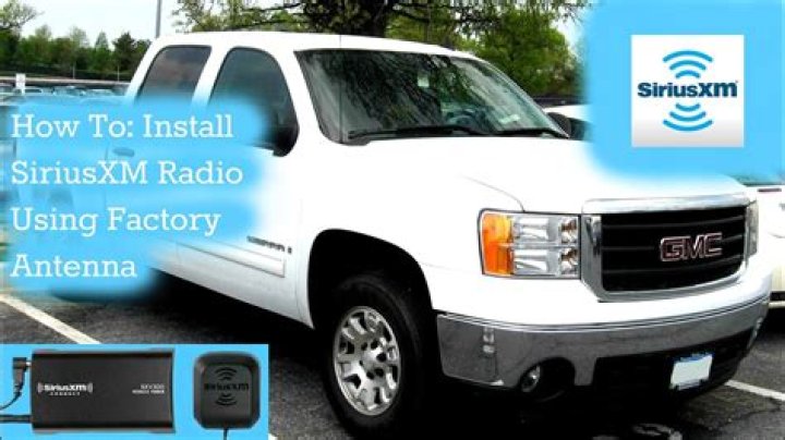 Where do I mount my Sirius Satellite Radio?