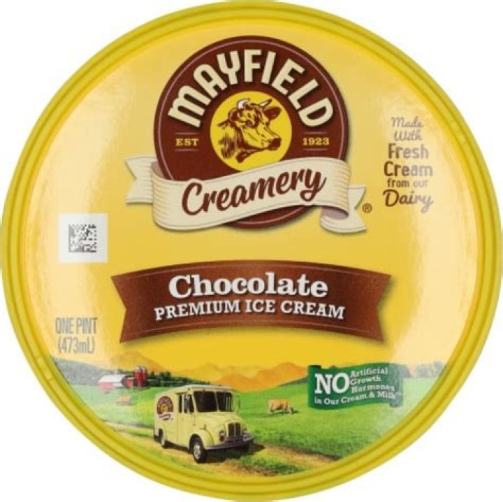 Where does Mayfield Creamery make their ice cream?