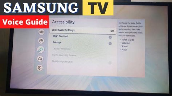 Where is Audio Description on Samsung TV?