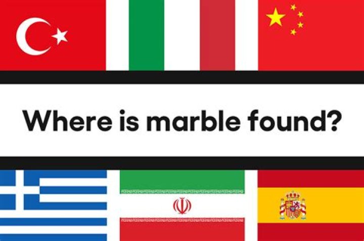 Where is marble found?