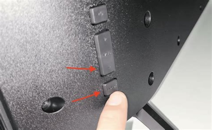 Where is the reset button on a Sony speaker?