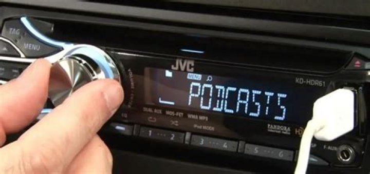 Where is the reset button on JVC car stereo?