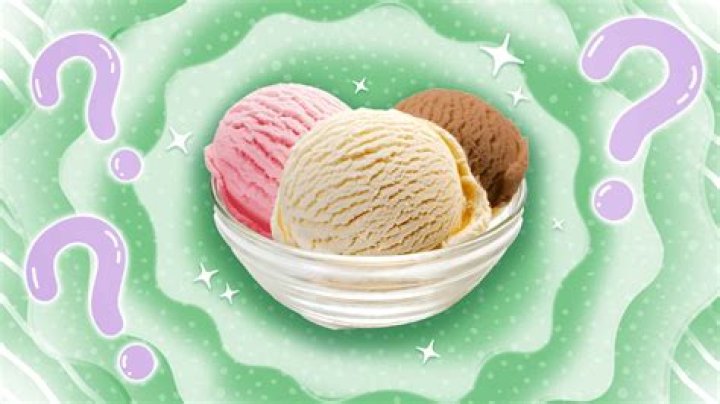 Where was ice cream originally from?