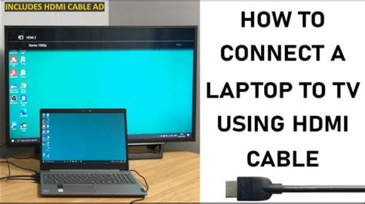 Which cable do I need to connect computer to TV?