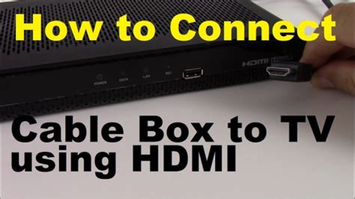 Which HDMI do I plug my cable box into?