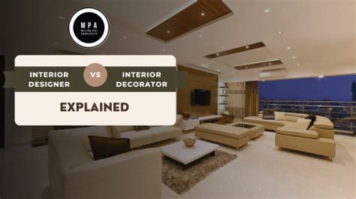 Which is more expensive interior designer or interior decorator?