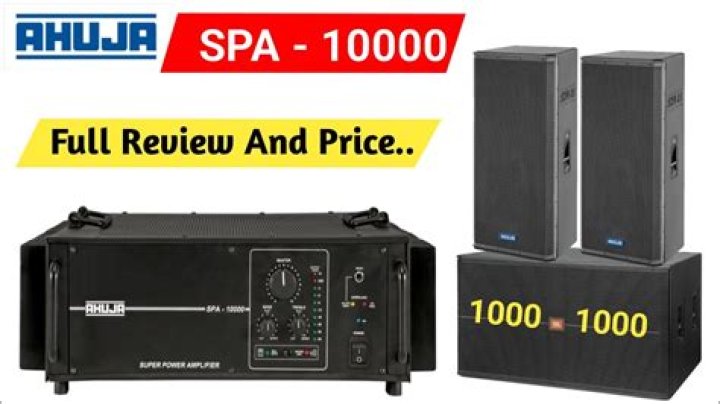 Which is the best 1000 watts PA amplifier?
