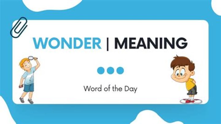 Which is the best definition of the word wondering?